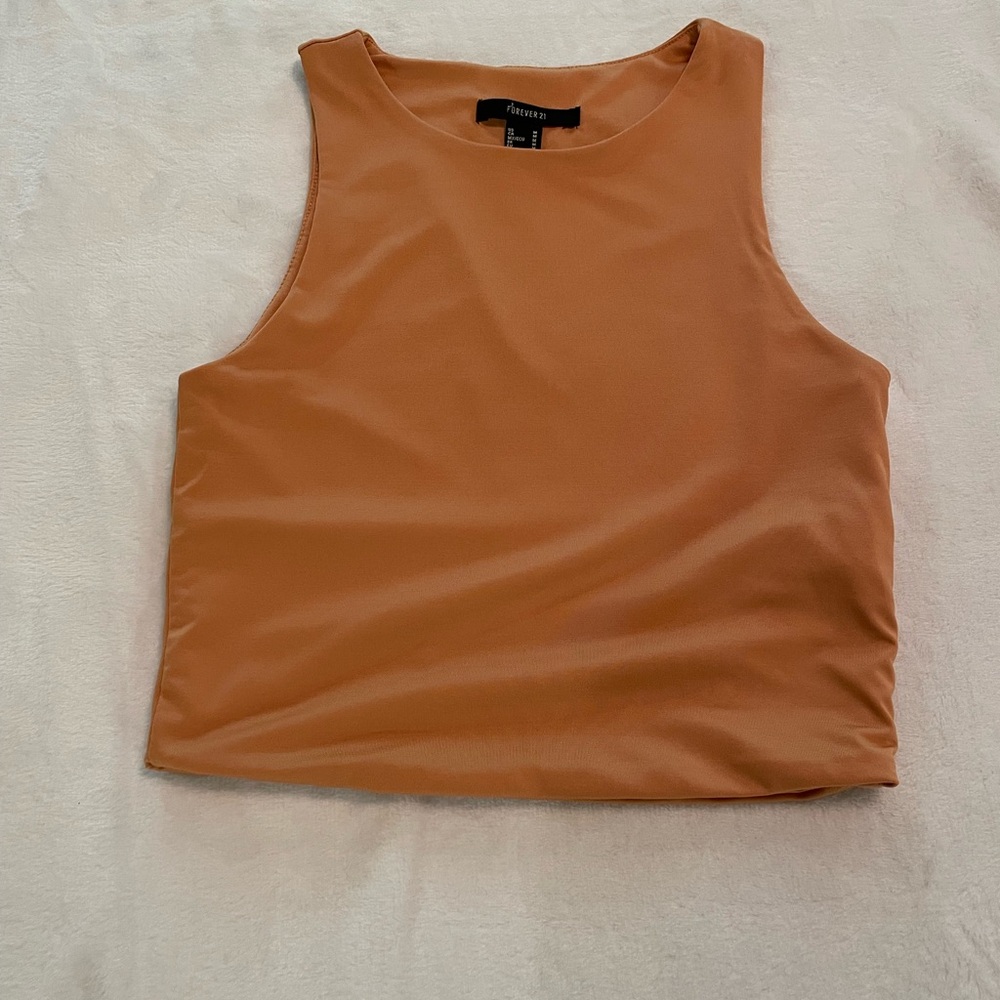 *3 for $15* Forever 21 Orange Crop Tank Top Fitted Style